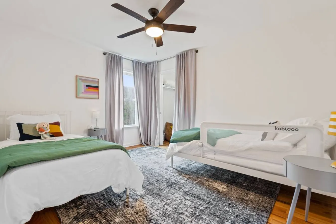 Perfect for families or friends, our charming third bed room with two twin beds is the ideal place to rest and recharge.