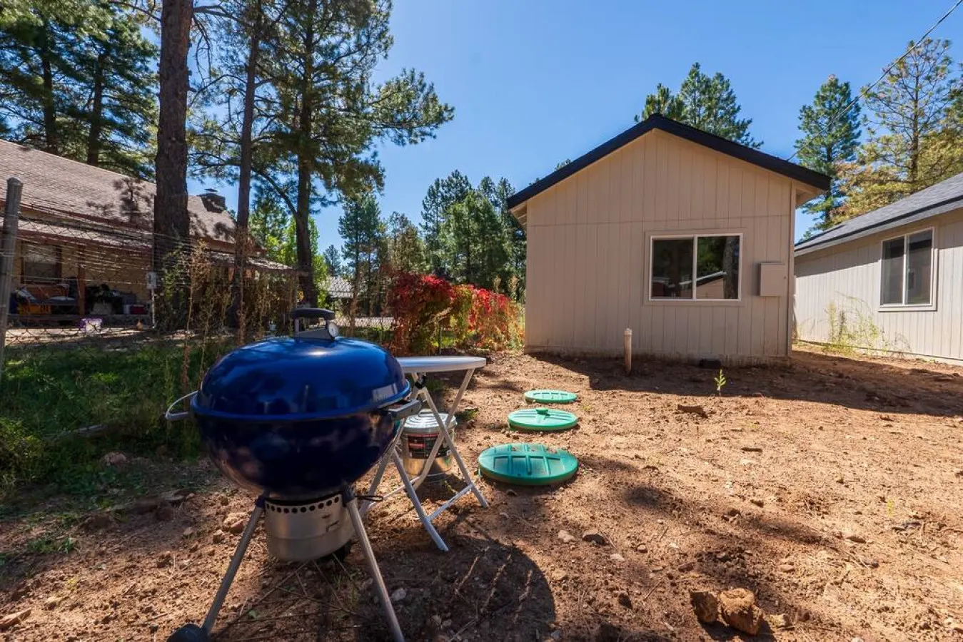 The backyard with grill and other amenities which surely you will enjoy.