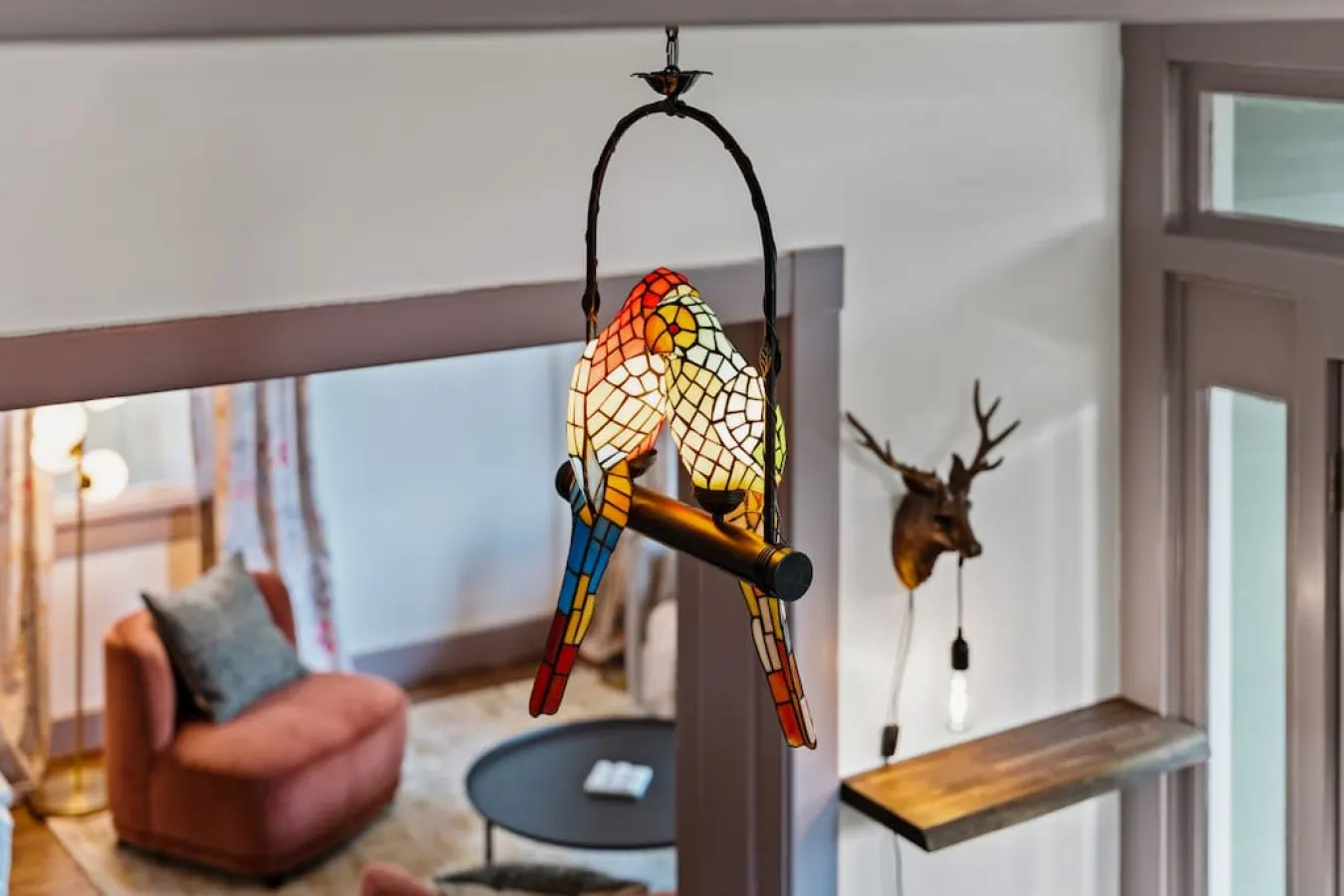 Some art pieces we incorporate to make it feel homey.