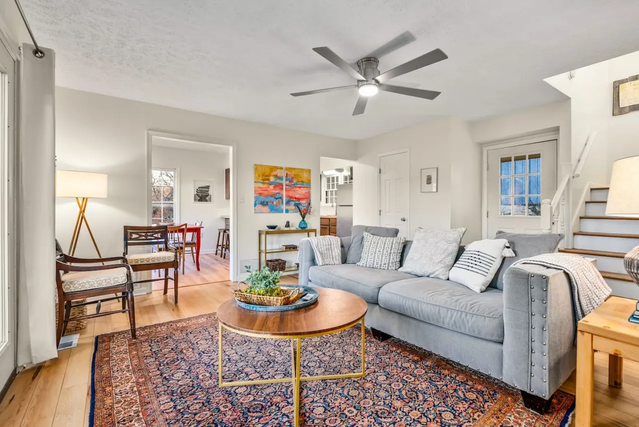 Our stunning and comfortable living room.