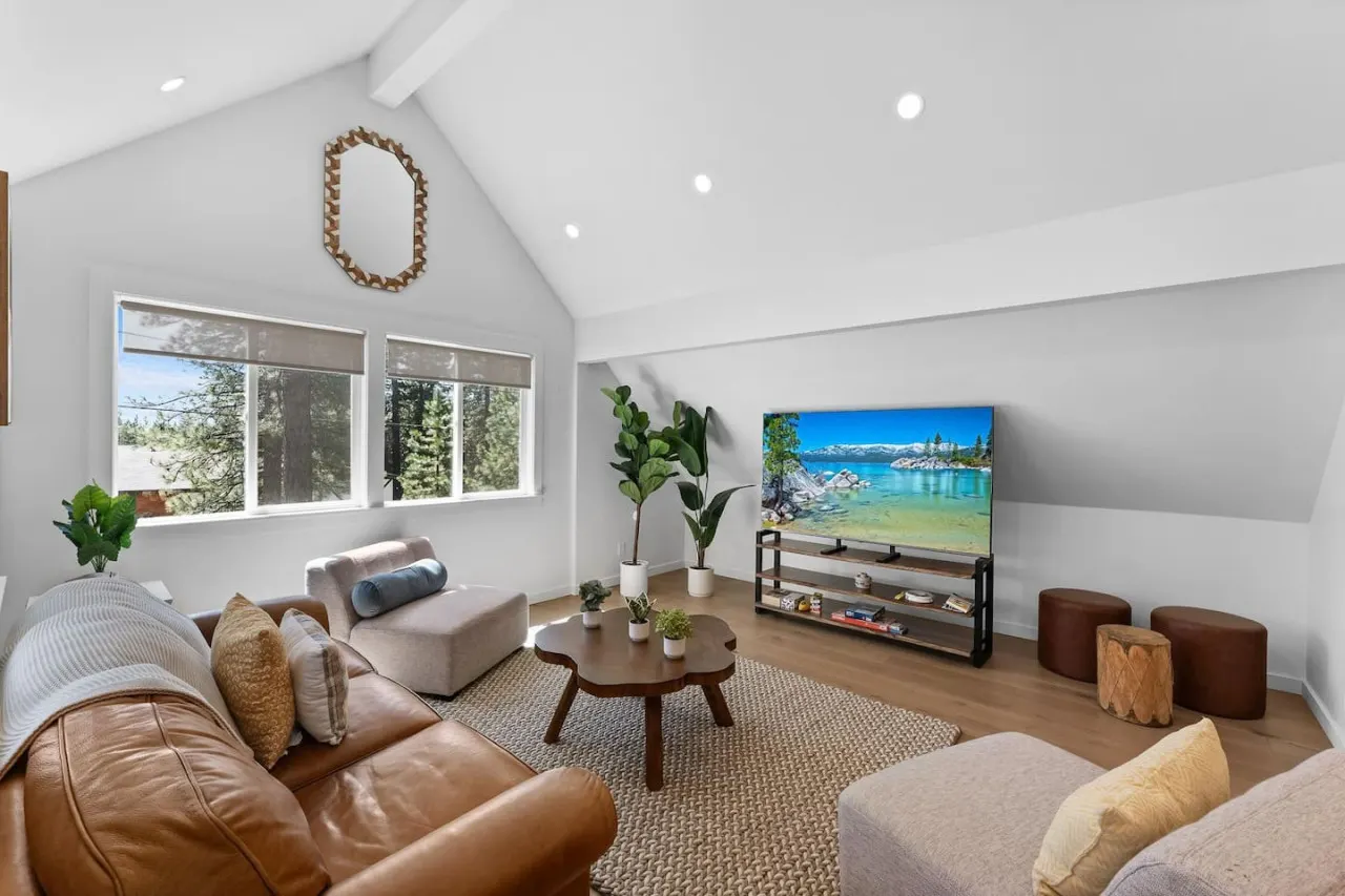 The cozy and warm living room that provides you with all your needs.